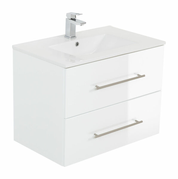 Waschplatz HOMELINE 70cm weiss hochglanz