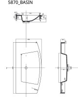 Waschplatz LUNA 100,5cm Beton-Optik