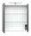 Spiegelschrank HOMELINE 60cm anthrazit seidenglanz mit LED-Beleuchtung
