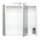 Spiegelschrank HOMELINE 70cm weiß Hochglanz mit LED-Beleuchtung