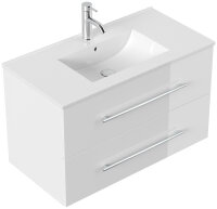 Waschtisch HOMELINE 91cm weiß hochglanz