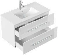 Waschtisch HOMELINE 91cm weiß hochglanz