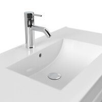 Waschtisch HOMELINE 91cm weiß hochglanz