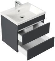 Waschtisch FELLINI 60cm Grafit SoftTouch