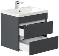 Waschtisch FELLINI 60cm Grafit SoftTouch
