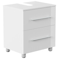 Waschbecken-Unterschrank MONDIAL 55cm weiß hochglanz