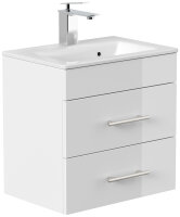 Waschtisch PORTUS 50cm weiß hochglanz (SlimLine)