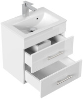 Waschtisch PORTUS 50cm weiß hochglanz (SlimLine)