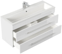 Waschtisch PORTUS 100cm weiß hochglanz (SlimLine)