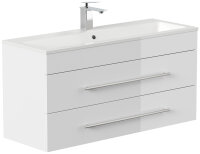 Waschtisch PORTUS 100cm weiß hochglanz (SlimLine)