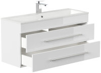 Waschtisch PORTUS 100cm weiß hochglanz (SlimLine)