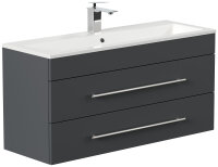 Waschtisch PORTUS 100cm Grafit SoftTouch (SlimLine)