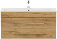 Waschtisch PORTUS 100cm Eiche gold (SlimLine)