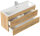 Waschtisch PORTUS 100cm Eiche gold (SlimLine)