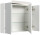 Spiegelschrank 90cm weiß hochglanz mit LED-Beleuchtung