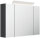 Spiegelschrank 90cm Grafit SoftTouch mit LED-Beleuchtung