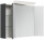 Spiegelschrank 90cm Grafit SoftTouch mit LED-Beleuchtung
