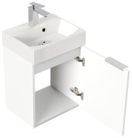 Waschtisch CUBI SlimLine 40cm weiß hochglanz