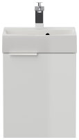 Waschtisch CUBI SlimLine 40cm weiß hochglanz