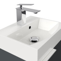 Waschtisch CUBI SlimLine 40cm Grafit SoftTouch