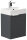 Waschtisch CUBI SlimLine 40cm Grafit SoftTouch