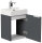 Waschtisch CUBI SlimLine 40cm Grafit SoftTouch