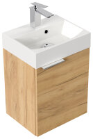 Waschtisch CUBI SlimLine 40cm Eiche gold