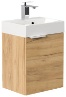 Waschtisch CUBI SlimLine 40cm Eiche gold