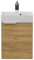 Waschtisch CUBI SlimLine 40cm Eiche gold