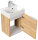 Waschtisch CUBI SlimLine 40cm Eiche gold