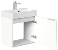 Waschtisch CUBI SlimLine 50cm weiß hochglanz