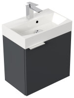 Waschtisch CUBI SlimLine 50cm Grafit SoftTouch