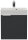 Waschtisch CUBI SlimLine 50cm Grafit SoftTouch