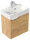 Waschtisch CUBI SlimLine 50cm Eiche gold