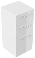 Midi-Hängeschrank 35,2x75x36,8cm weiss hochglanz