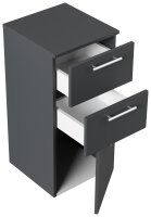 Midi-Hängeschrank 35,2x75x36,8cm Grafit SoftTouch