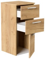 Midi-Hängeschrank 35,2x75x36,8cm Eiche gold