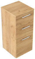 Midi-Hängeschrank 35,2x75x36,8cm Eiche gold