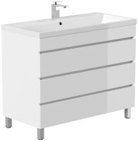Waschtisch FELLINI S 100cm weiß hochglanz