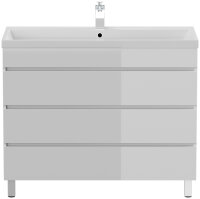 Waschtisch FELLINI S 100cm weiß hochglanz