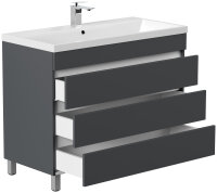 Waschtisch FELLINI S 100cm Grafit SoftTouch