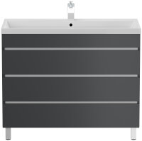 Waschtisch FELLINI S 100cm Grafit SoftTouch