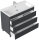 Waschtisch FELLINI S 100cm Grafit SoftTouch