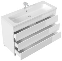 Waschtisch FELLINI S 120cm weiß hochglanz