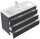 Waschtisch FELLINI S 120cm Grafit SoftTouch