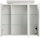 Spiegelschrank 75cm weiß hochglanz mit LED-Beleuchtung