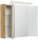 Spiegelschrank 75cm Eiche gold mit LED-Beleuchtung