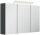 Spiegelschrank 120cm Grafit SoftTouch mit LED-Beleuchtung