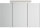 Spiegelschrank 120cm Grafit SoftTouch mit LED-Beleuchtung