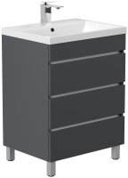 Waschtisch FELLINI S 60cm Grafit SoftTouch